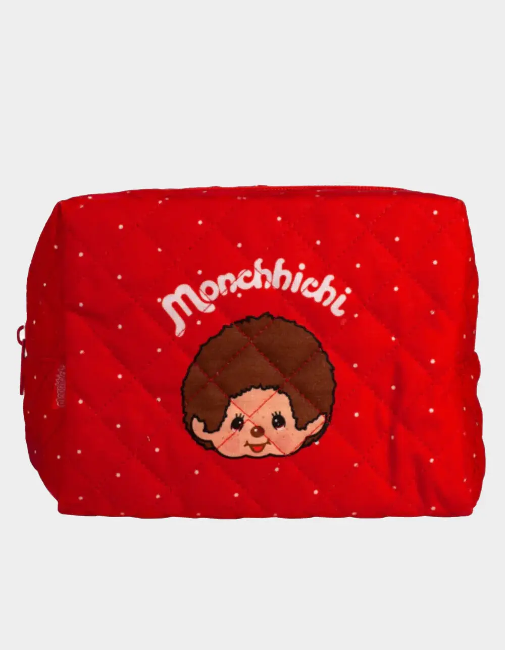MONCHHICHI  Womens Quilted Pouch, Red