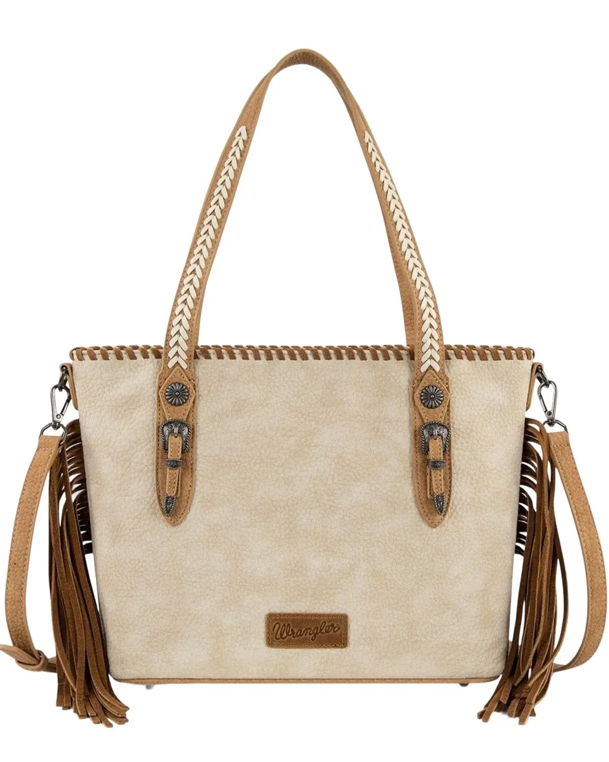 Wrangler Women's Women'S Braided Tassel Tote Bag - Wg454-2002Tn