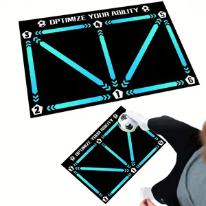Football Soccer Control Training Pad, Digital Guidance Design, Stable Quiet Trainer, Improve Ball Feel, Daily Practice, Christmas Gift, New Year Gift