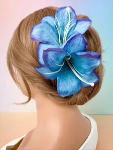 Vintage French Style Floral Barrette, Non-Slip Hair Clip for Women, Perfect for Thick Hair, Festivals & Vacations, Ideal Gift Idea, Barrettes Hair Clips