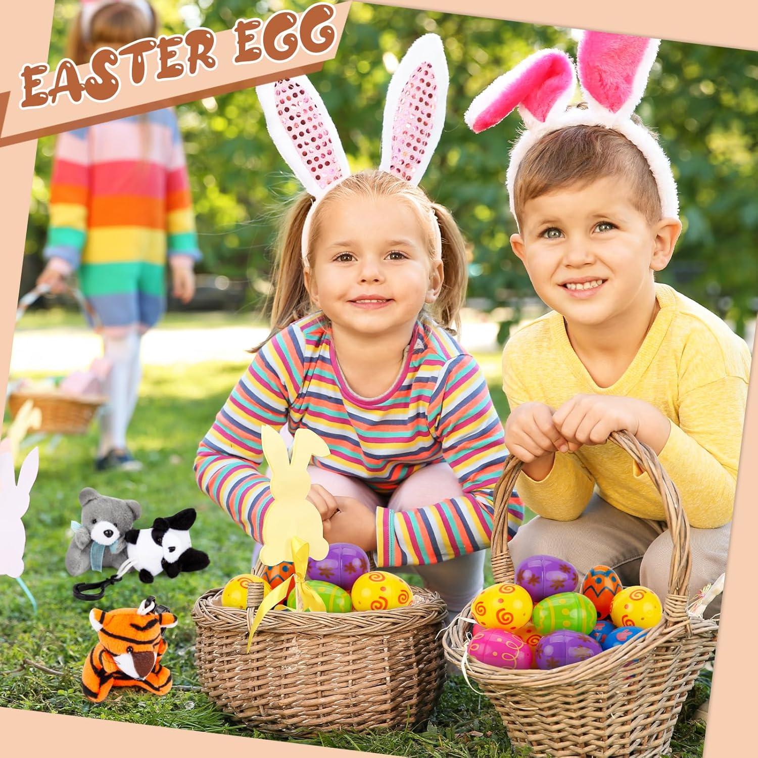 12 Pack Prefilled Easter Eggs with Mini Animal Plush Toys – Easter Basket Stuffers for Kids Boys Girls Toddlers, Easter Egg Hunt Fillers, Classroom Party Favors, Easter Gifts Ages 3-8 12 Pack Prefilled Easter Eggs with Mini Animal Plush Toys – Easter Basket Stuffers for Kids Boys Girls Toddlers, Easter Egg Hunt Fillers, Classroom Party Favors, Easter Gifts Ages 3-8