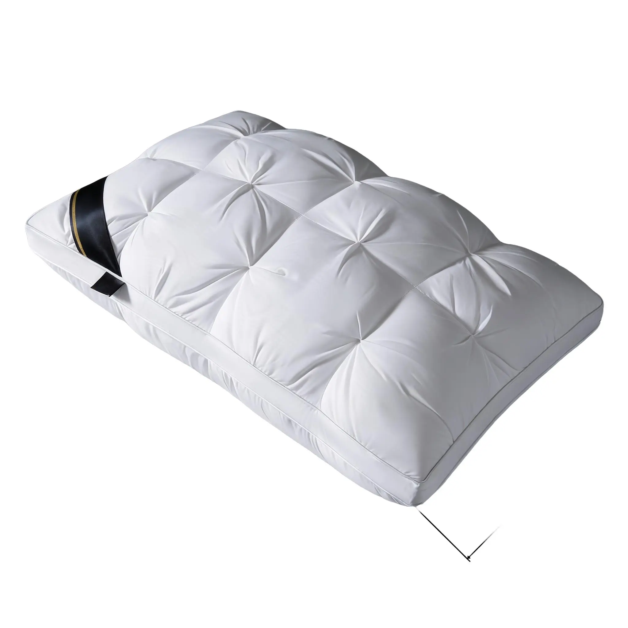Luxury Hotel Quality King Size Pillow, Deep Sleep Neck Support, High Density Anti-Drop, All-Season Use, Hypoallergenic Polyester Cover