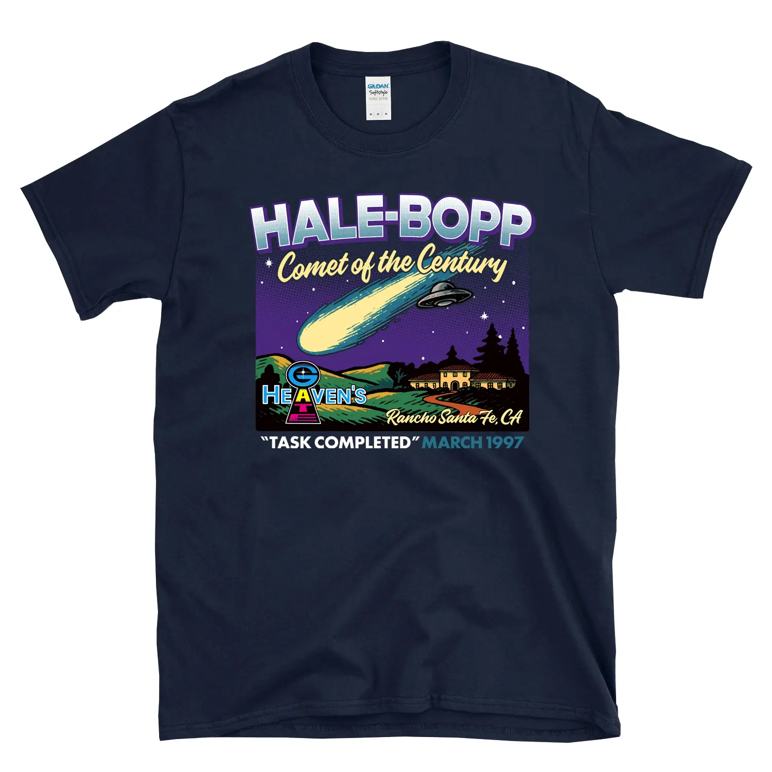 HALE BOP COMET OF THE CENTURY 1997 - Heaven's Gate UFO Cult - T-shirt