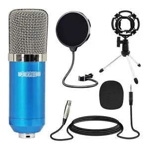 5Core Recording Microphone Podcast Bundle Professional Condenser Cardioid Mic Kit W Desk Stand BLUE Does not apply