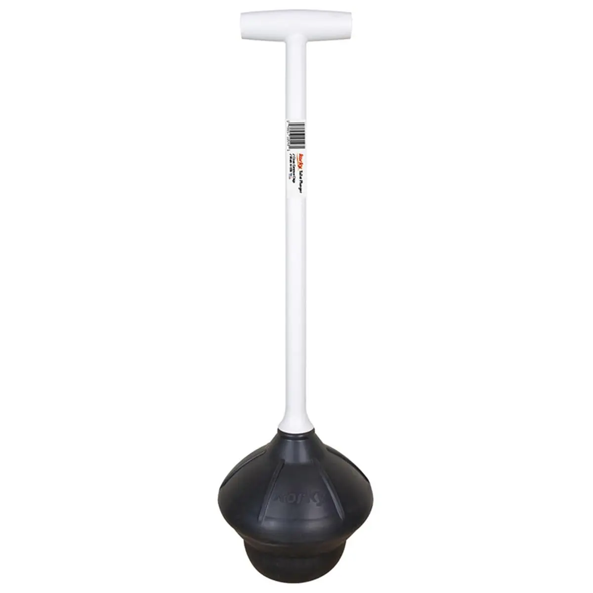 212 MAIN Korky 4011273 Flexible Head Toilet Plunger, 13.75x6 in. Plumbing Clog Clearer Tool