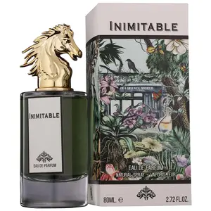 Fragrance World Inimitable Eau de Parfum Perfume for Men 80ml - Long-Lasting Aroma with Confident and Sophisticated Design