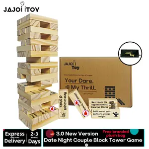 Block Tower Game for Dating,Best Game for Party Stacking-tower game for couple Gift for Friends, 2.0.
