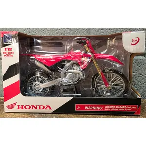NewRay 1:12 CRF450R Bike Motorcycles Diecast Metal with Real Rubber Tires Officially Licensed Product