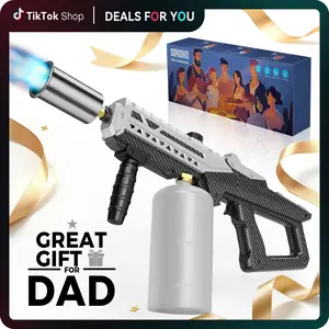 【FathersDayGift】【SUMMERVIBES】High-Performance Propane Torch Gun – 50,000 BTU Adjustable Flame Thrower with Front Handle | For Searing, Welding, BBQ & Outdoor Use(Propane Tank Not Included)