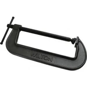 Wilton Ductile Iron Light-Duty Standard C-Clamp - 10in Max Opening, 0in Min Opening, 3-5/8in Throat Depth, 2850 Lb Capacity, Model 22007