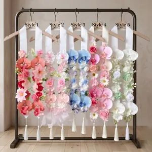 Handmade Graduation Ribbon Lei – Custom Floral Sash for Class of 2026