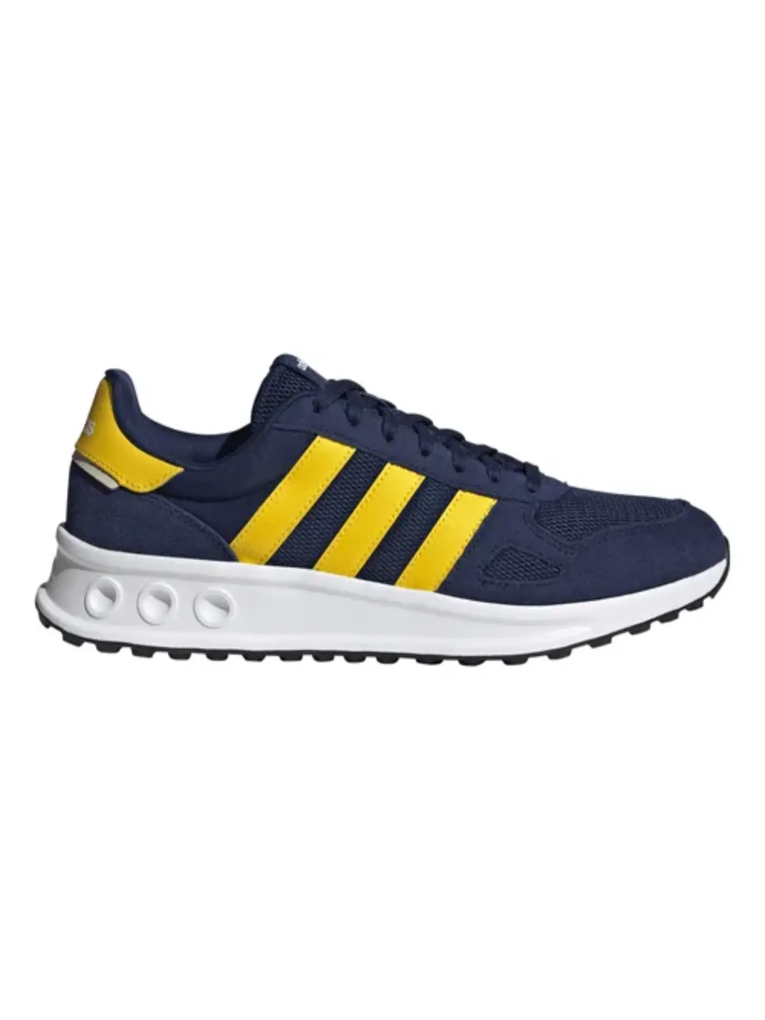 Adidas Run 84 Men's Retro Lace-Up Running Sneakers, Fabric & Suede Build, 3 Stripes, Breathable, Lightweight Cloudfoam Cushioning for Daily Walking & Daily Wear