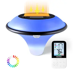 INKBIRD Smart Solar-Powered Pool Thermometer with Ambient Light， Wireless Floating Thermometer w/ Real-Time Monitoring，IP68 Waterproof for Hot Tub Spa  tiktokshopstockup mothersdaygift