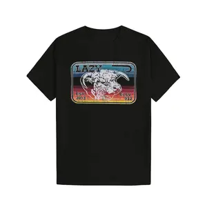 Lazy J Ranch Serape Elevation T-Shirt Cotton Graphic Soft And Comfortable Round Neck t-shirt Streetwear Man