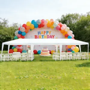 Canopy Party Tent 10X20/30 ft , Outdoor Event Gazebo with Removable Sidewalls, Outside Waterproof Gazebo Shelter for for Receptions, Party, Wedding, Summer Vibes, Outdoor Fun