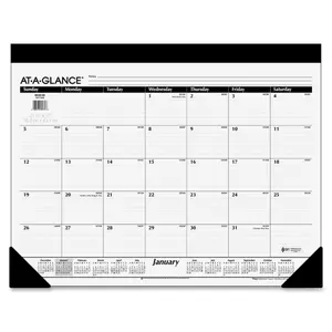At A Glance  22 x 17 in. Monthly Desk Pad Calendar, 12Month