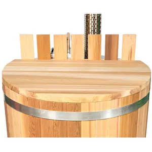 7' Original Tub Clear Cedar Cover (2 Piece)