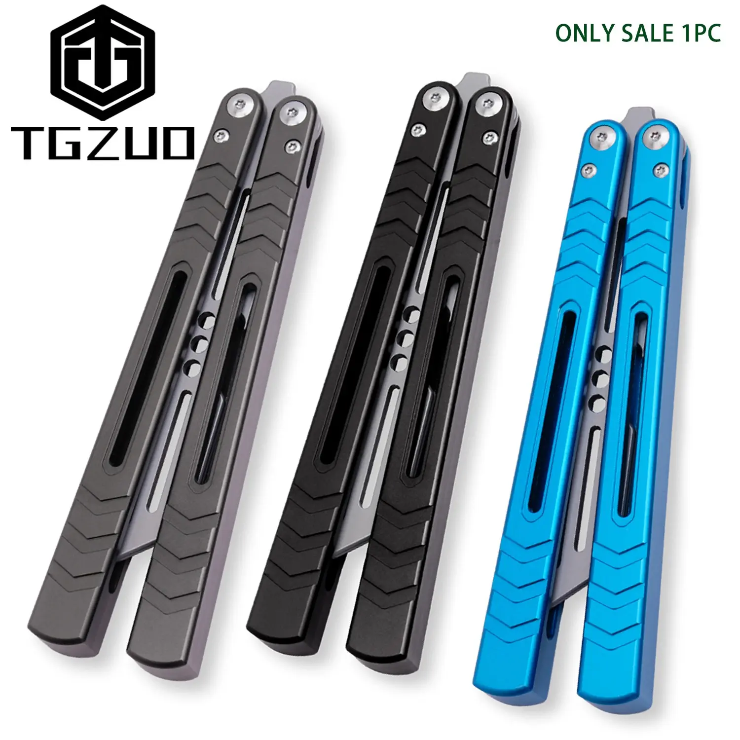 1pc Butterfly Trainer Aluminum Handle, with Bottle Opener, Flip Tool Hand Spinning Skill Toy for Beginners, High-Quality Edc Tool, Portable Hand Tools, Multifunctional Outdoor, Outdoor Tool