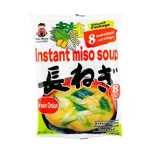 SHINSYU-ICHI Instant Miso Soup Paste - Japanese Scallion Flavor, 8 Servings (176g) - Quick & Easy Umami Broth