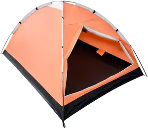 AYA StarX 2 Person Outdoor Dome Tent with Rainfly and Carrying Bag,Lightweight Outdoor Tents for Camping Essentials, Music Festivals, Backpacking, Hiking, or Beach-Orange