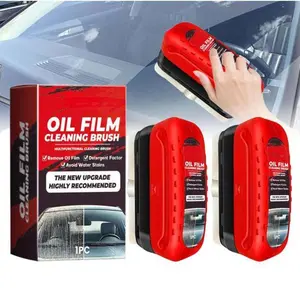 Windshield Cleaner, Car Glass Oil Film Cleaner, Versatile Effective Glass Cleaning Brush, Oil Film Cleaning Brush, Glass Cleaning Tool