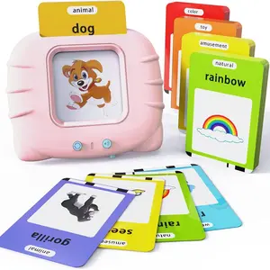 KIDGENIUS Bilingual English & Spanish Talking Flash Cards for Toddlers - 224 Sight Words Interactive Educational Toy for Kids Ages 1-8 - Perfect for Children’s Day & Summer Holidays Sensory