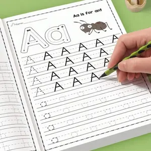 32-Page ABC Letter Tracing Workbook For Kids, A-Z Alphabet Practice For Preschool & Kindergarten, Fun Early Writing Book With Drawing Pages, Copybook, Teaching Supplies, Preschool Learning Materials, Durable English Writing Book, Back To School