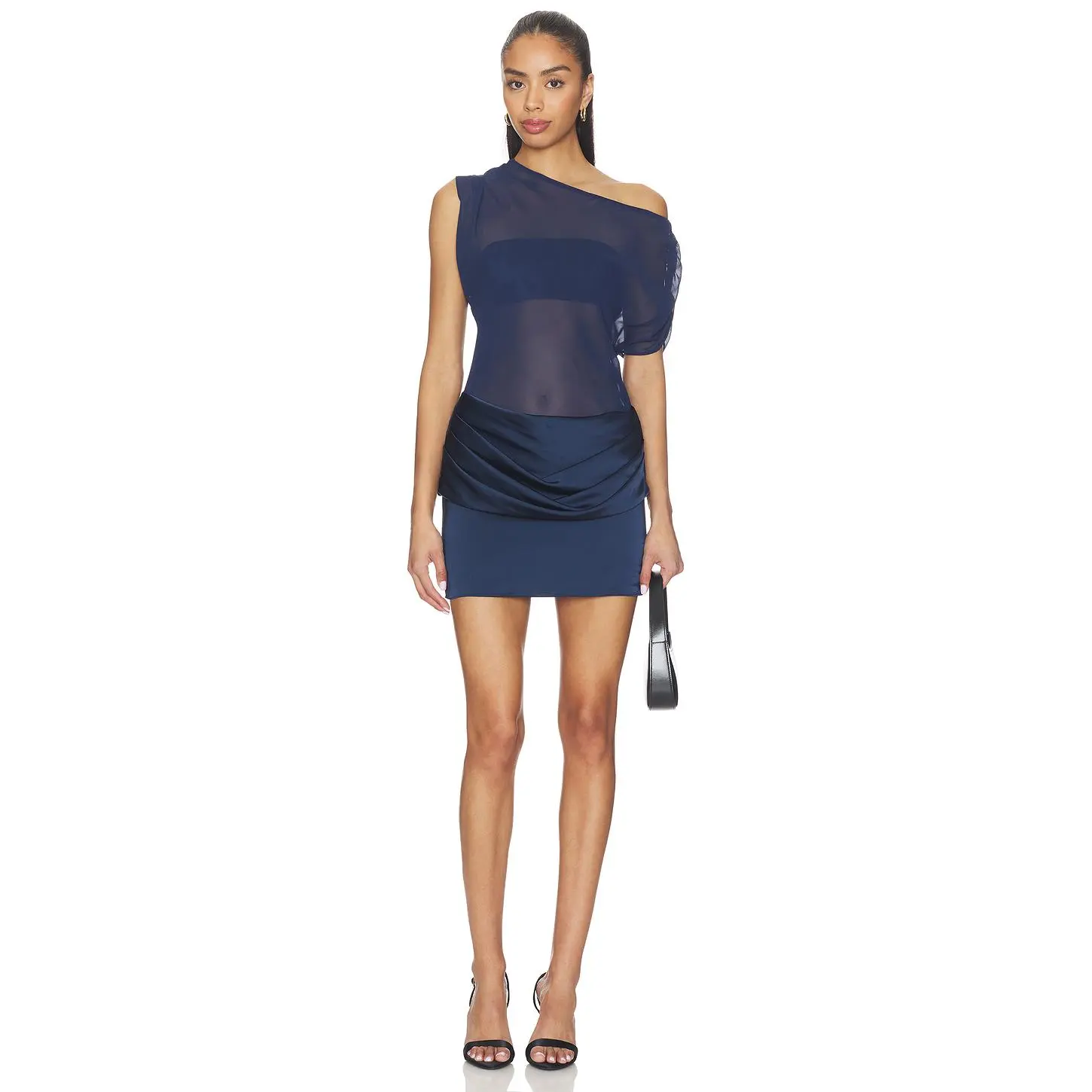 Amanda Uprichard x REVOLVE Olandria Mini Dress in Ink