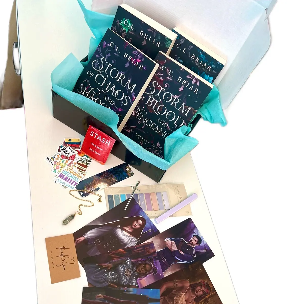 Paperback Book Box Storm of Chaos and Shadows Collectors Bundle Paperback Book Box Storm of Chaos and Shadows Collectors Bundle