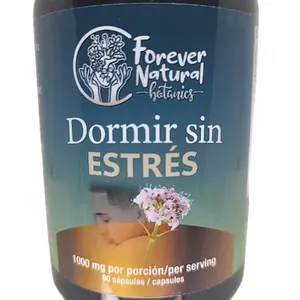 Dormir sin Estrés Natural sleep Aid for adults with melatonin, valerian root,linden, and more healthy sleep, supplement 90 herbal sleep capsules