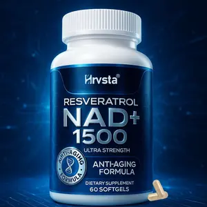 NAD Supplement, 1500mg - Liposomal NAD+ Supplement with Resveratrol, NAD Plus Boosting - Support Cellular Health, Stamina & Healthy Aging - Ultra Strength Capsules, USA Made