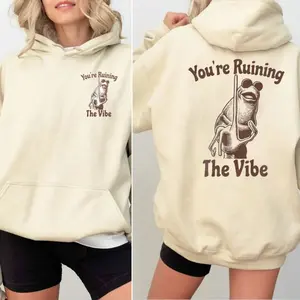 Unisex 2 Sides Hoodie, You're Ruining The Vibe, Funny Meme Marcus Worm Tee, Brain Rot Marcus Worm Shirt, Unisex Sweater Pullover