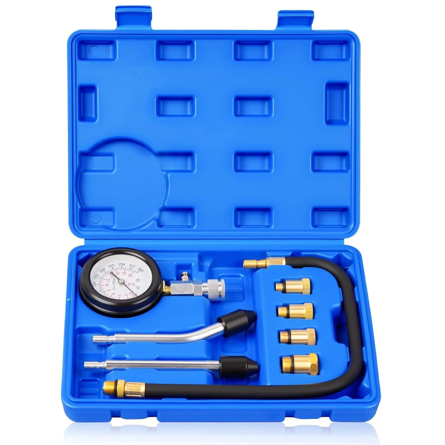 Professional Petrol Engine Compression Tester Kit for Automotives, Car Repair & Inspection, Compression Check – Ideal for Car Owners, Motorcycle Owners