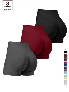 Women's Seamless Design Butt Lifting Gym Shorts, Perfect for Gym Workout and Cycling, Tight Pants for Summer Runs