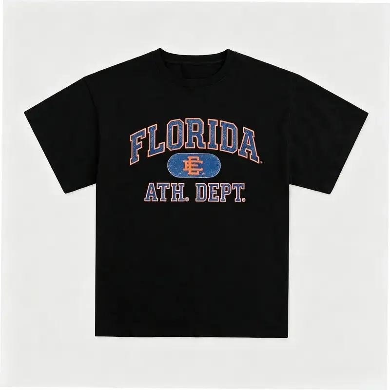 EE Florida Athletic Dept Graphic T-Shirt Unisex T-Shirt Vintage Tee Trendy Shirt Oversized printed T-shirts, collegiate-style clothing
