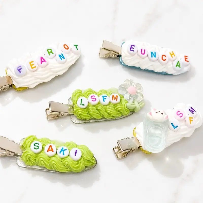 Handmade FearNot Kpop Themed Hairclips