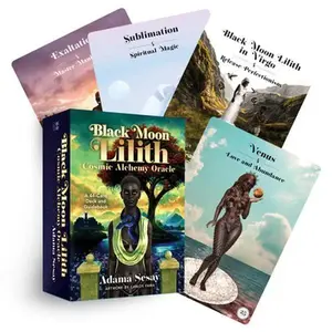 Black Moon Lilith Cosmic Alchemy Oracle: A 44-Card Deck and Guidebook -- Adama Sesay - Other