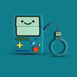 Adventure Time BMO AirPods Case Shockproof Anti-Fall Silicone Protective Cover for Airpods 1 2 3 4 Pro Pro2