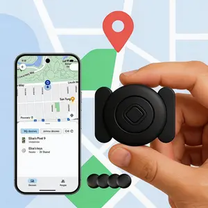 Hidden Mini Magnetic GPS Tracker,  Fully Compatible with Android Phones Lanyard Protection