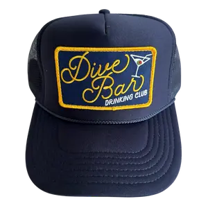 Dive Bar Drinking Club Patch Trucker Hat