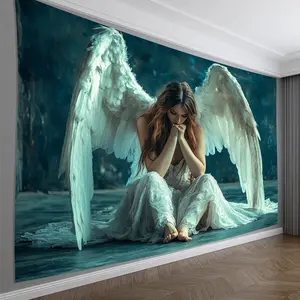Alluring, Elegant Angel Tapestry - Perfect for Living Room, Bedroom, Office & Party Decor |       Ideal Creative Gift