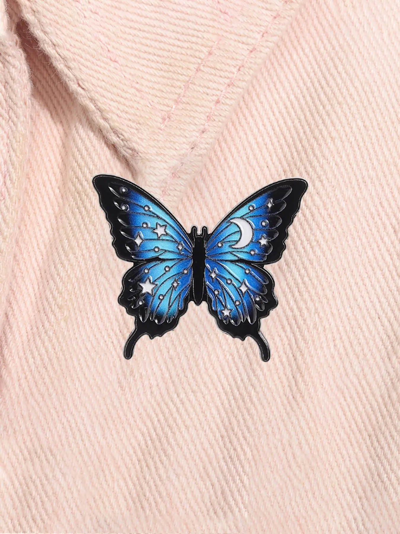 Cartoon Butterfly Enamel Pin Cute Animal Insect Alloy Brooch Lapel Backpack Badge Fashion Jewelry Accessories Gift for Friends Enamel Lapel Pins