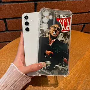 Yellow Game Console Model Men's Design Aesthetic TPU Casing For SAMSUNG GALAXY A14 A15 A16 A25 A26 A34 A35 A36 A53 A54 A55 A56 4G 5G Four Corners Transparent Soft Silicone TPU Gift Shockproof Full Protection Anti-Drop Phone Cases Shell Cover L1037