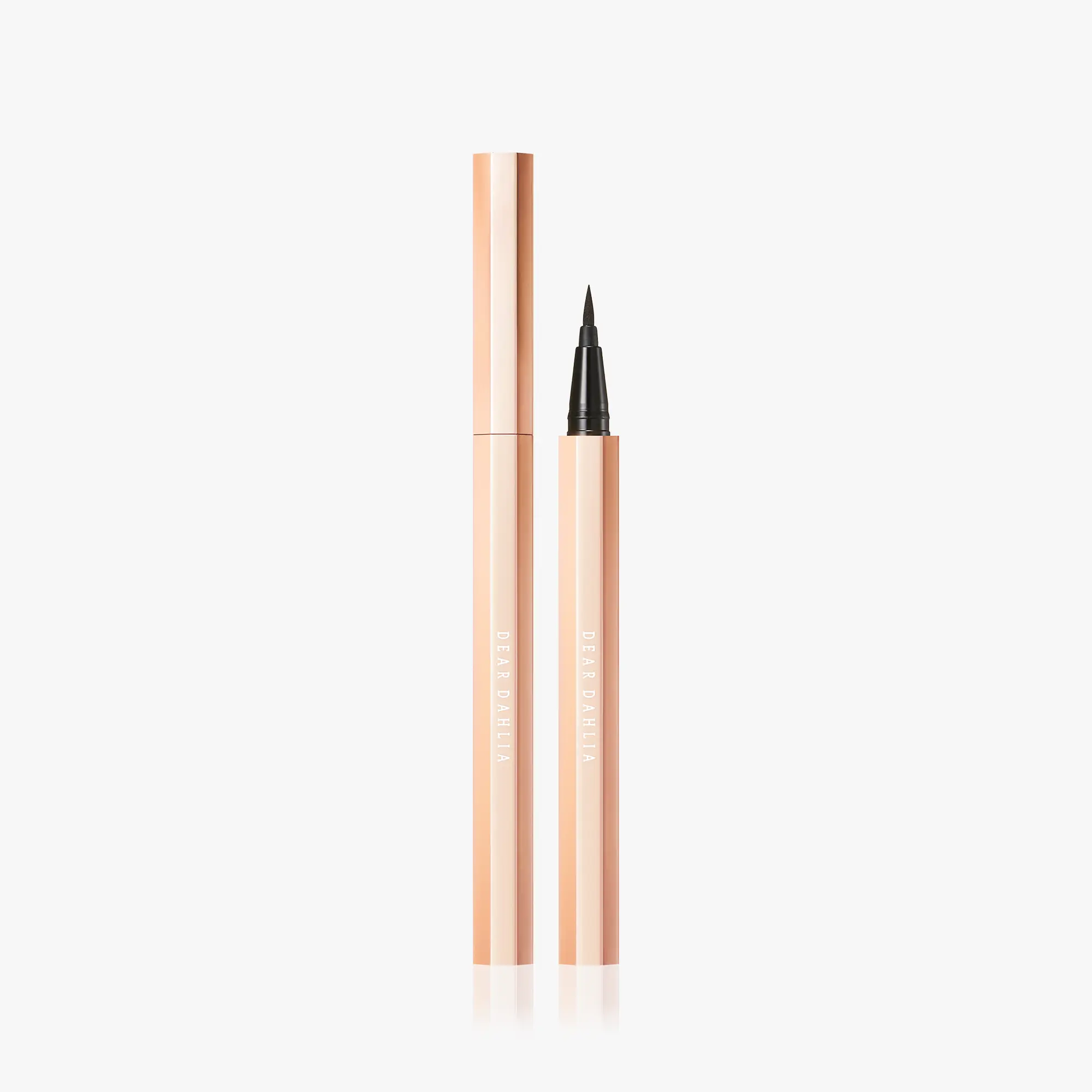 DEAR DAHLIA Flower-Infused Luxury Precision Pro Liquid Eyeliner Cosmetic (0.5ml Single Item) - Gluten-Free, Cruelty-Free, Vegan, Gentle, Smudge-Proof, High-Pigment Matte Finish, Flexible Brush Tip, Easy Application & Removal, Flawless Definition