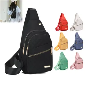 Quilted Fanny Pack – Large Capacity Sling Bag, Adjustable Strap for Daily Use | Stylish & Functional Gift for Men & Women