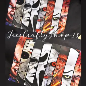 Halloween scary movies mix custom crewnecks sweatshirt spooky theme