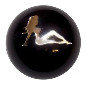 Twisted Shifterz - Chrome Lady Shift Knob Black