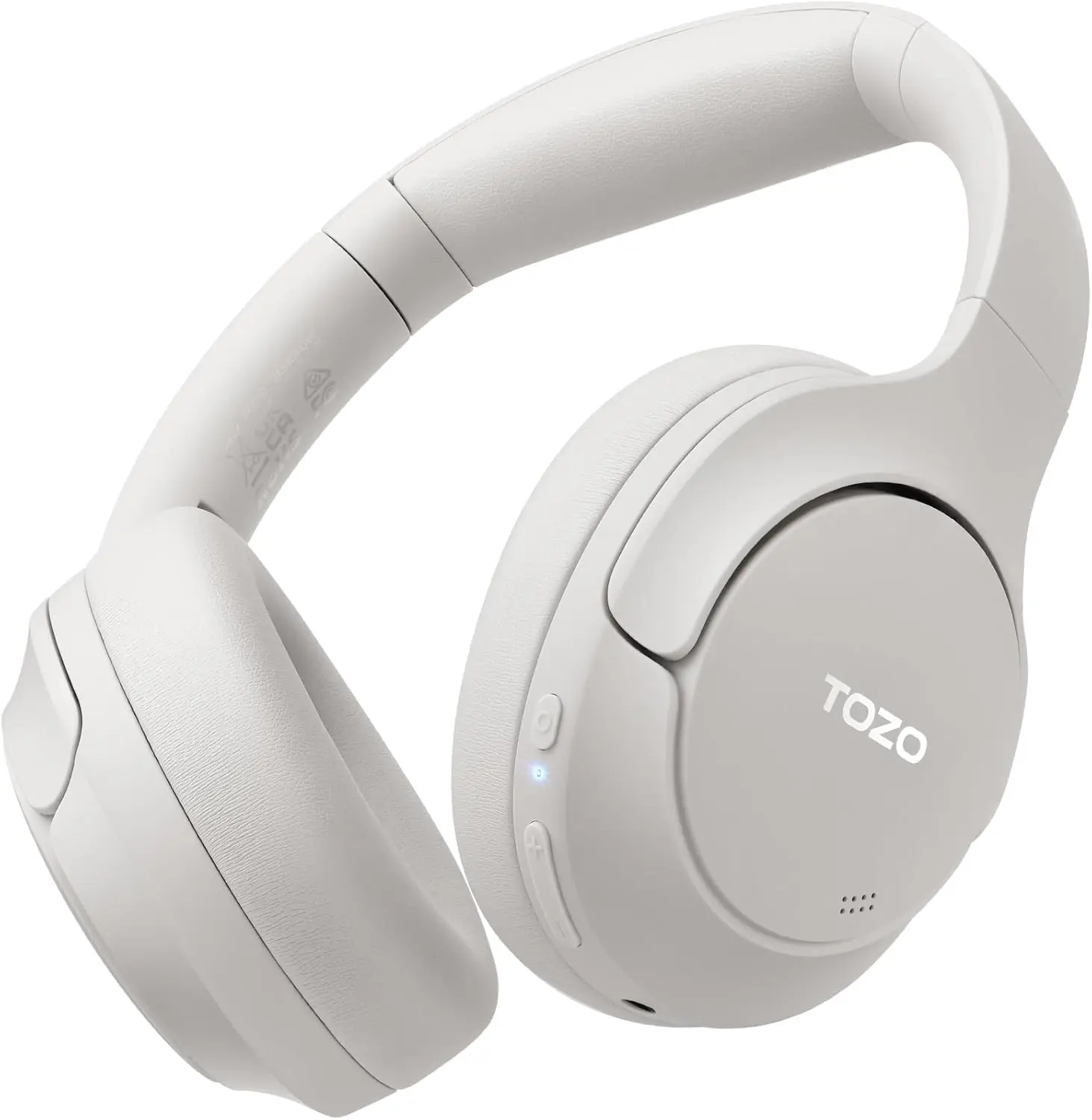 TOZO-HT2 Hybrid Active Noise Cancelling Over-Ear Waterproof Headphones, Wireless Bluetooth Audio Headset with Transparency Mode, Ideal for Travel & Gym, Perfect Father's Day Gift, Wireless Headphones