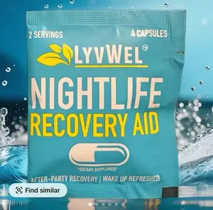 LYVWEL Nightlife Recovery Aid - 4 Capsules for 2 Servings - Dietary Supplement for After-Party Refreshment - China Made - Healthcare & Fitness
