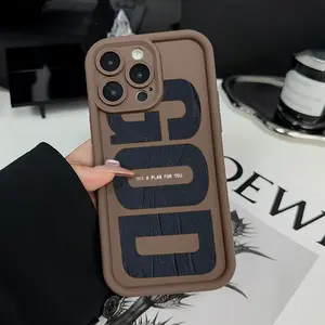 Phone case for iPhone 17 16 Pro Max 15 14 13 12 11 Air E XS XR God Has a Plan Advanced fashion gift Shockproof Silicone TPU Bumper Drop Protection Soft Cover